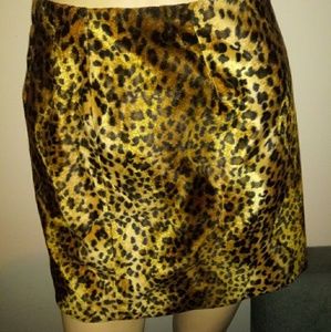 Leaopard Mini Skirt